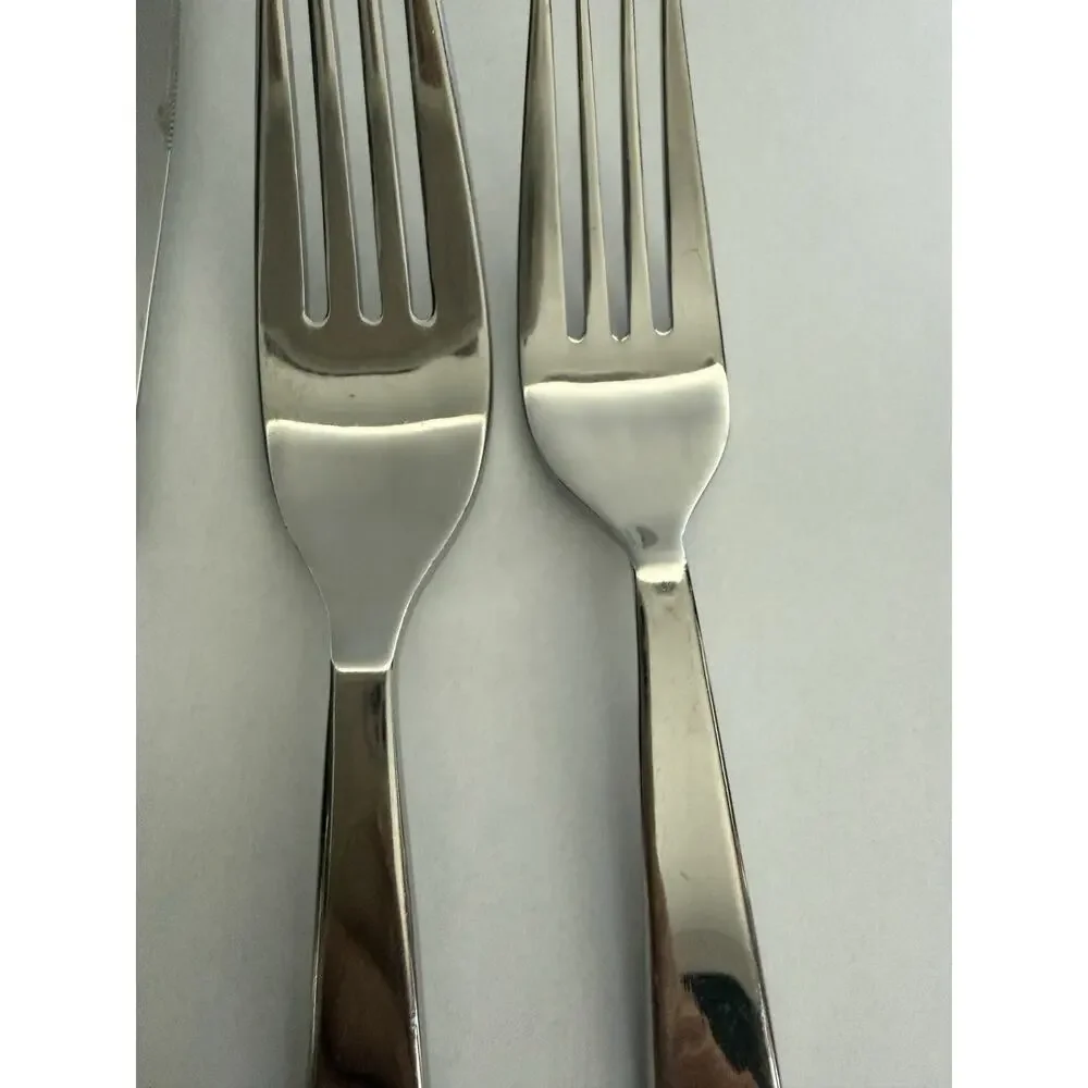 Oneida Baguette Glossy Stainless 3 Pc Place Setting Dinner Salad Fork Knife